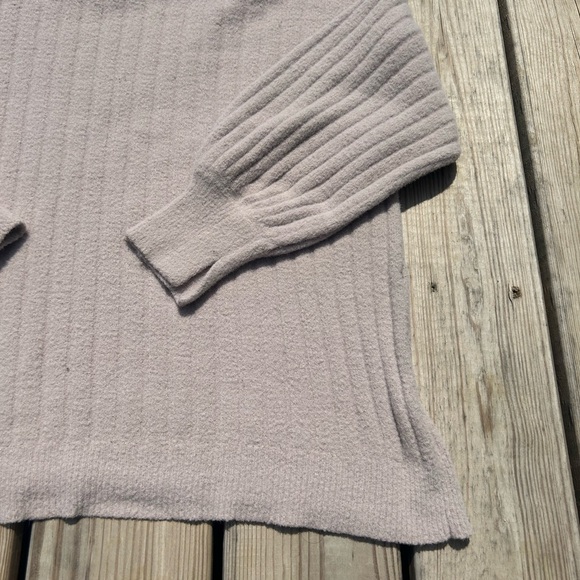 Aerie Sz M Womens Comfy Beige Chunky Sweater Super Soft Cozy - Picture 16 of 16